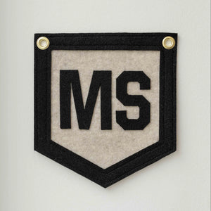Mini State Pennant by Crooked Letter, Southern home decor detail photo 9
