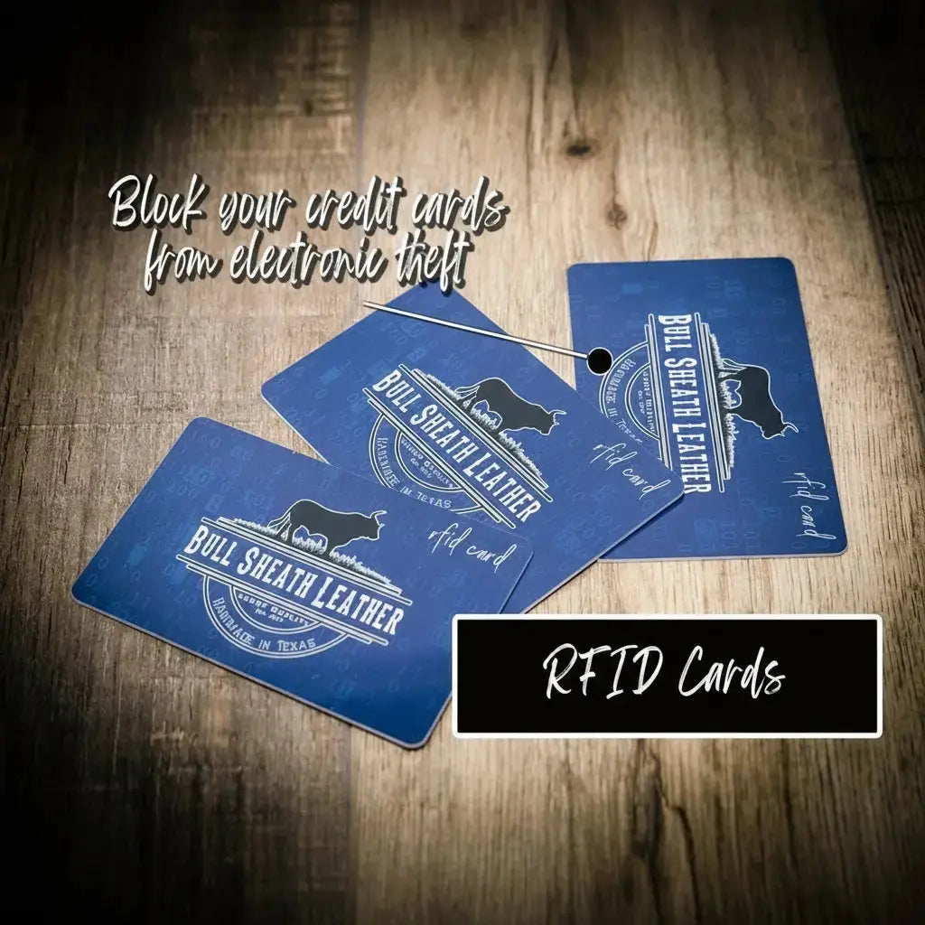 Minimalist Badge Wallet by Bull Sheath Leather, handmade leather goods detail photo 9