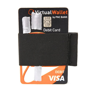 Minimalist Elastic Card Band Wallet by Recycled Firefighter, paper gift detail photo 4