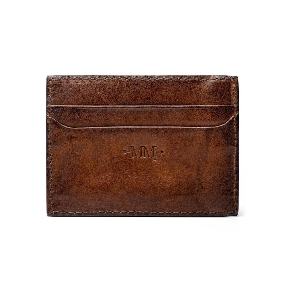 Benjamin Leather Front Pocket Wallet by Mission Mercantile Leather Goods, Southern food gift detail photo 6