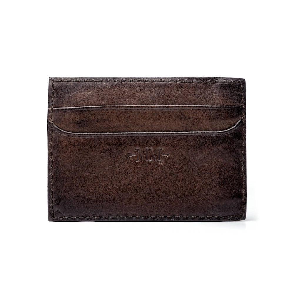 Benjamin Leather Front Pocket Wallet by Mission Mercantile Leather Goods, Southern food gift detail photo 3
