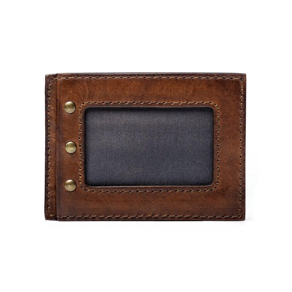 Benjamin Leather Front Pocket Wallet by Mission Mercantile Leather Goods, Southern food gift detail photo 5