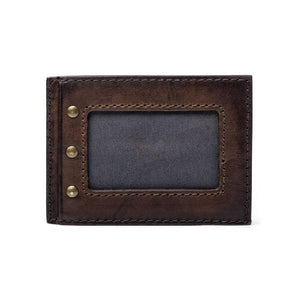 Benjamin Leather Front Pocket Wallet by Mission Mercantile Leather Goods, Southern food gift detail photo 2