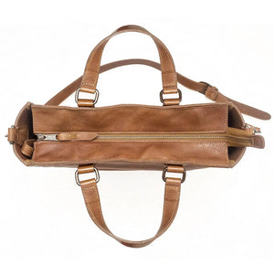 Ellington Leather Market Tote by Mission Mercantile Leather Goods, handmade leather goods detail photo 9