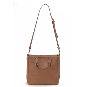 Ellington Leather Market Tote by Mission Mercantile Leather Goods, handmade leather goods detail photo 4