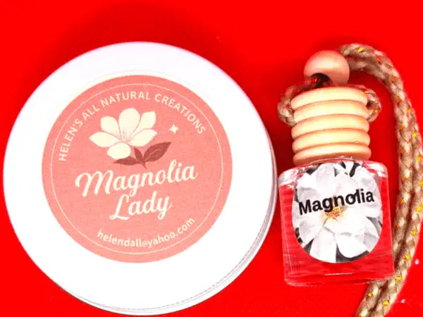 Mississippi Magnolia Lady Lotion Bar by Helen's All Natural Creations, natural skincare detail photo 2
