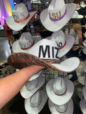 Mizzou Hat by Rhinestone Cowgirl, Southern lifestyle apparel detail photo 4