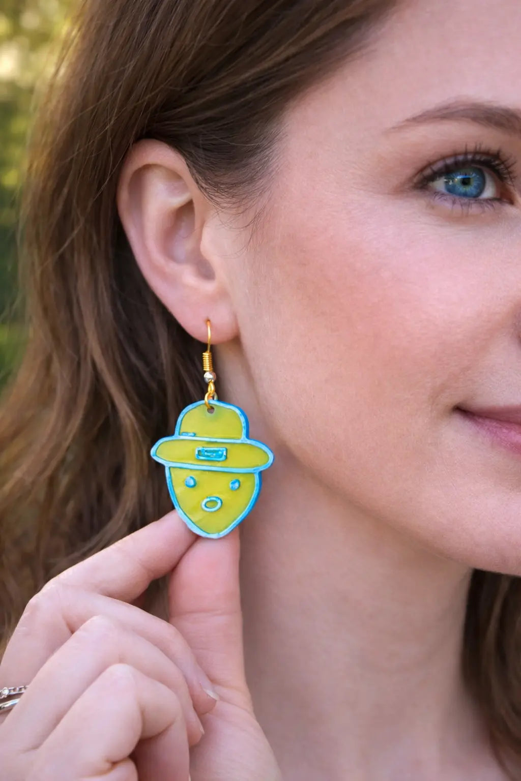 Mobile Leprechaun Earrings by The Tween Space, handmade jewelry main product photo
