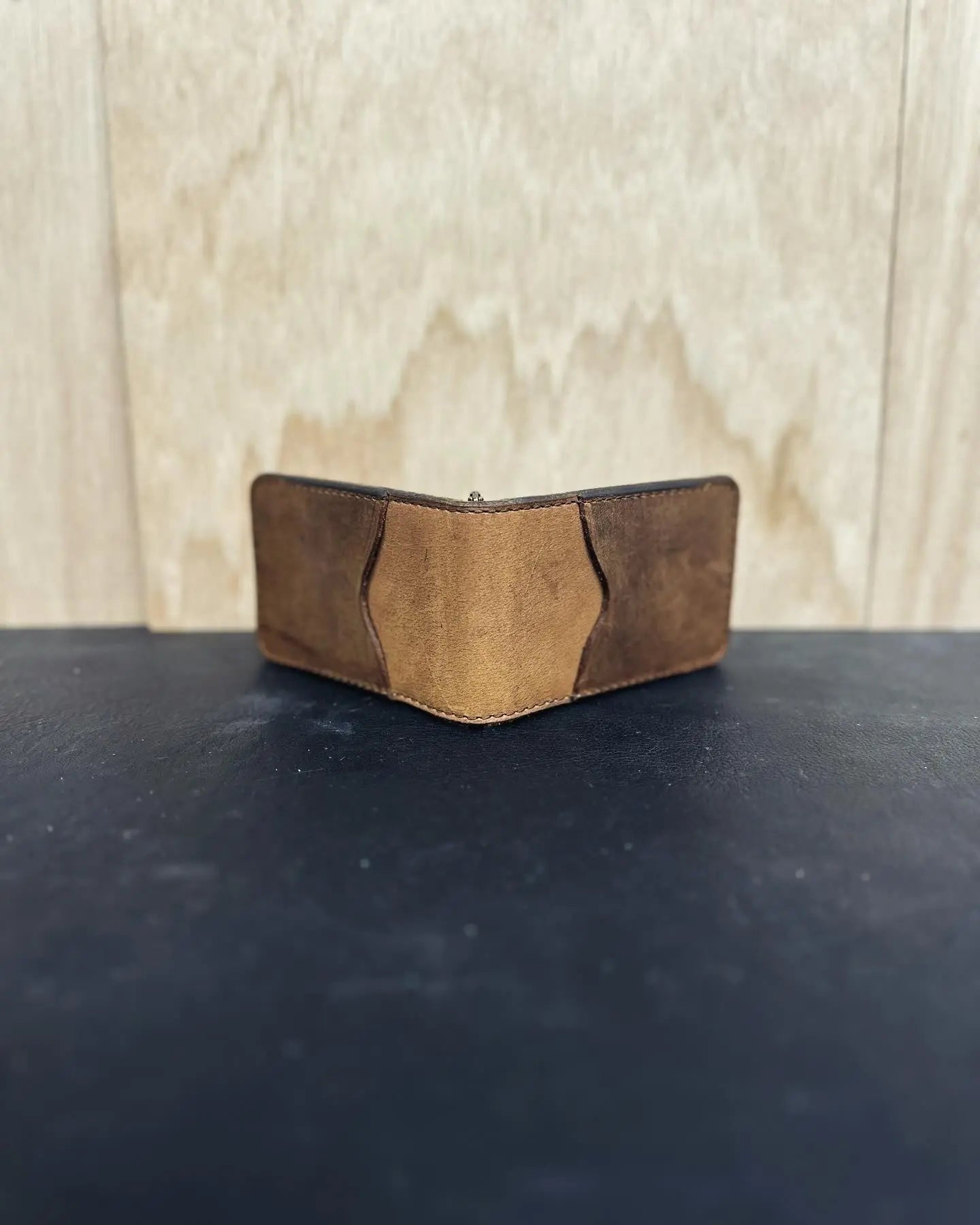 Money Clip Wallets by Kw Leatherworks, handmade leather goods detail photo 6