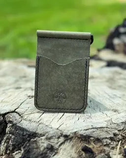 Money Clip Wallets by Kw Leatherworks, handmade leather goods detail photo 8