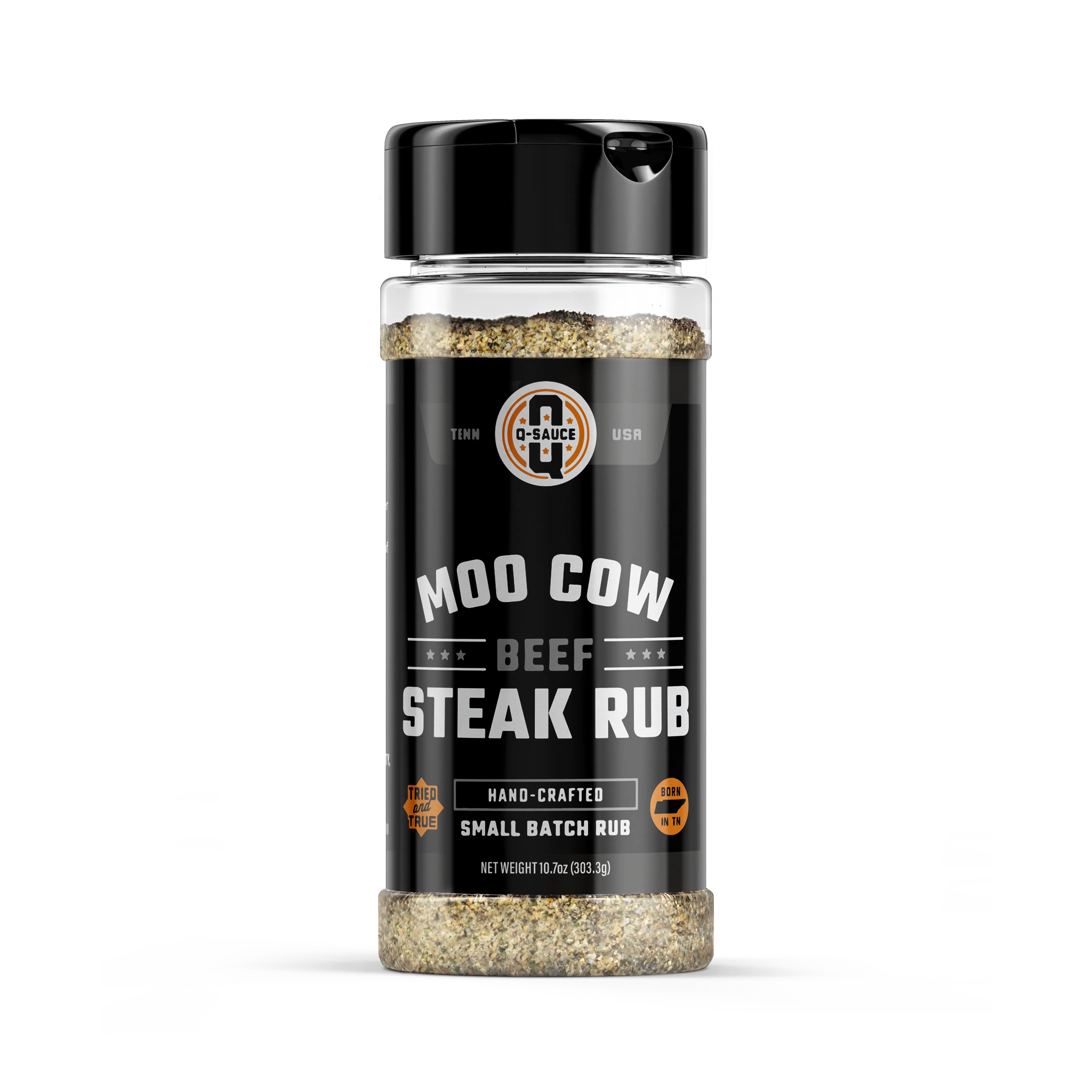 Moo Cow Steak Rub by Q Sauce, Southern food gift main product photo