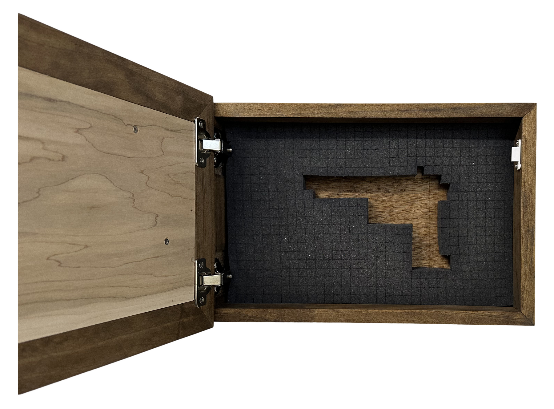 Moose in the Woods Gun Concealment Furniture - Handcrafted Hidden Gun Storage Wall Decor - Hidden Gun Shelf with Magnetic Lock for Quick Access by Bellewood Designs, Southern