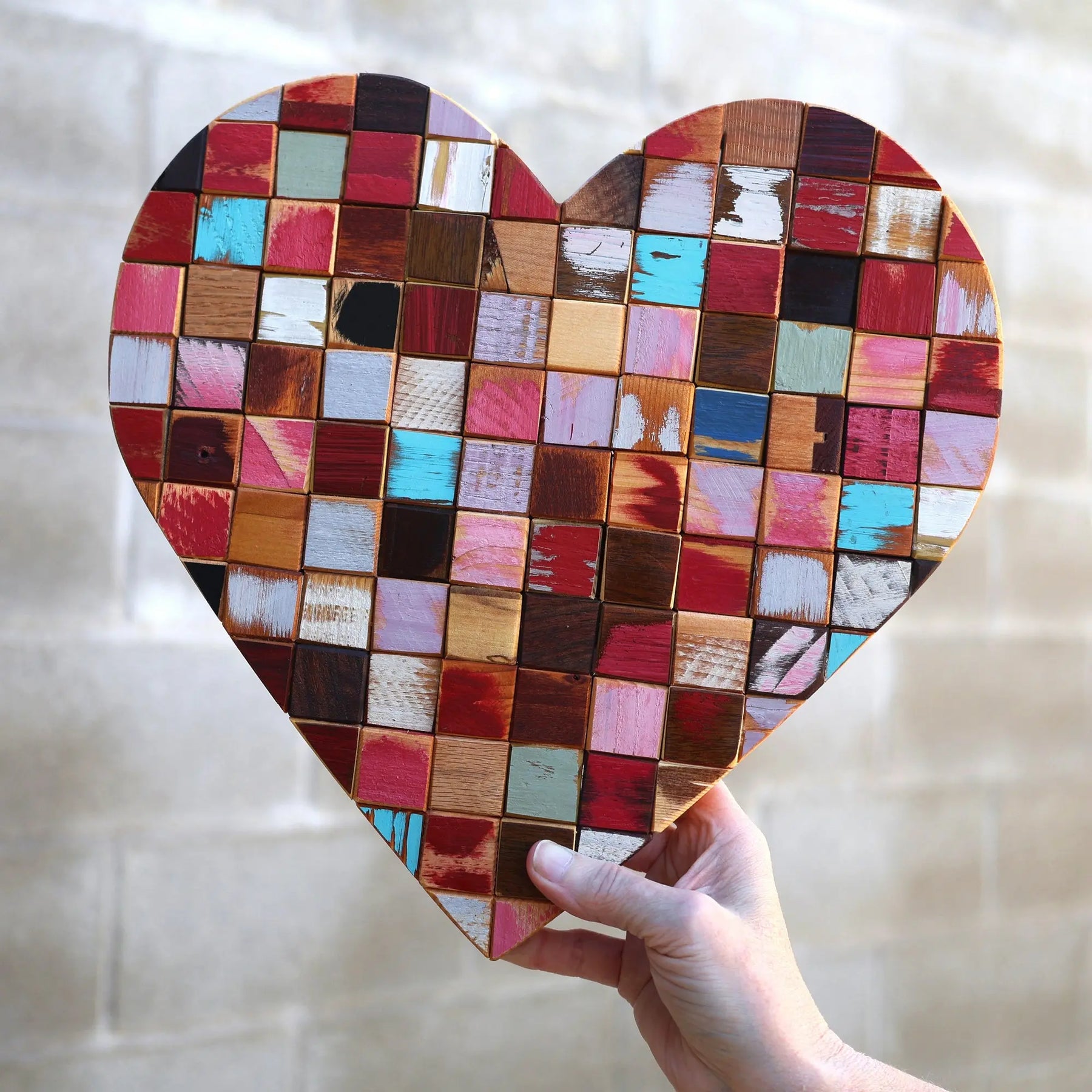 Mosaic Hearts by Dennehey Design Co., Southern home decor detail photo 2