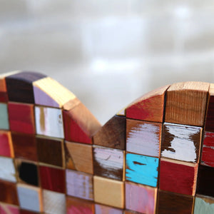 Mosaic Hearts by Dennehey Design Co., Southern home decor detail photo 6