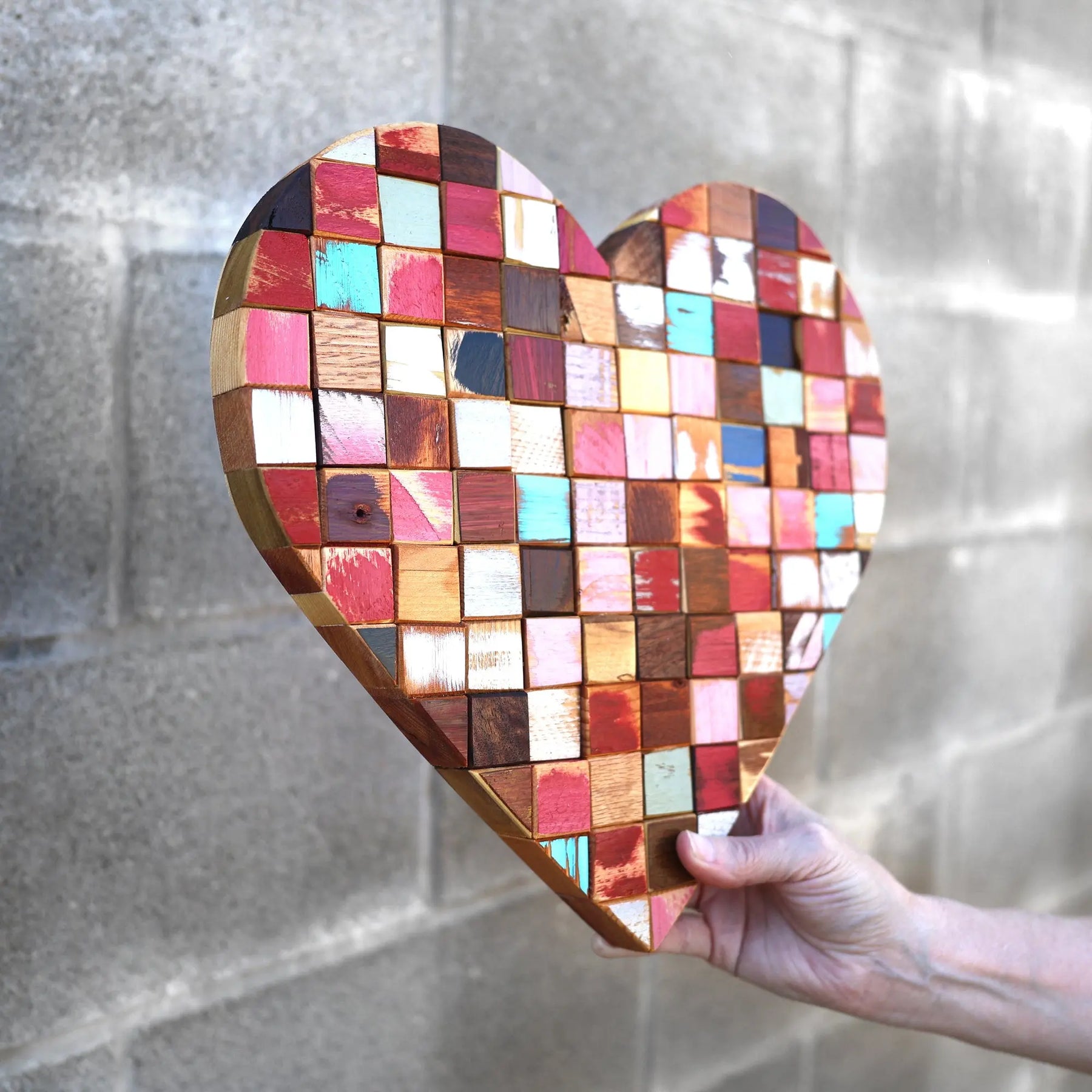 Mosaic Hearts by Dennehey Design Co., Southern home decor detail photo 9