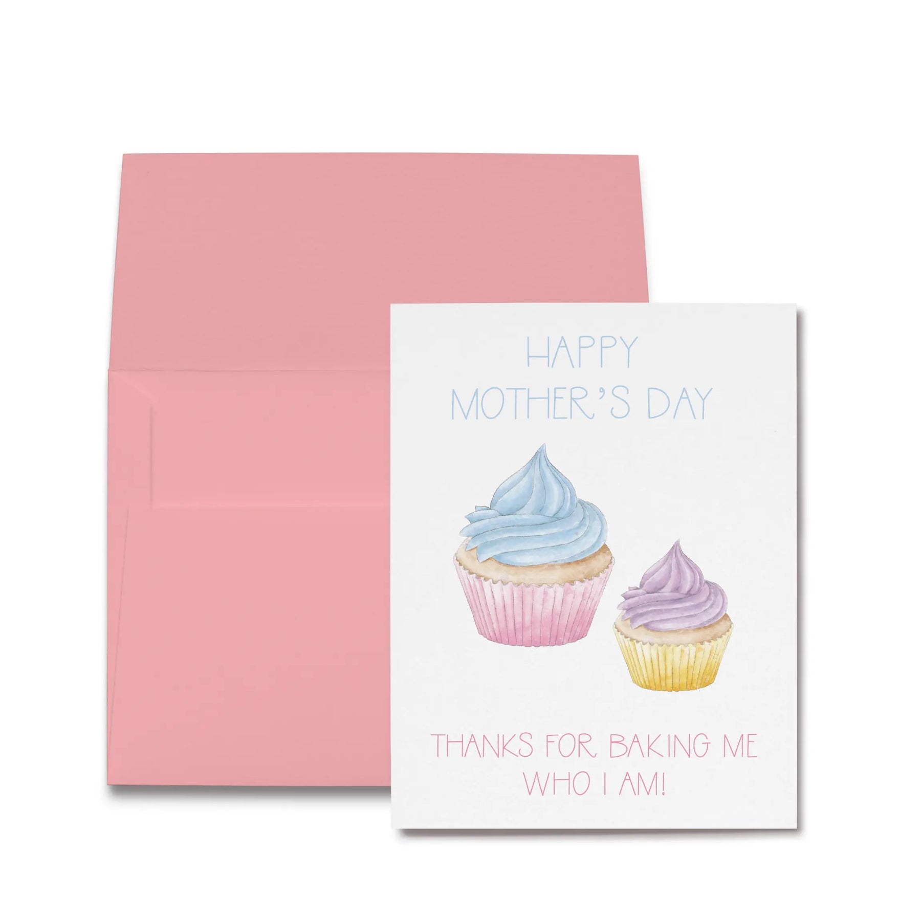 Mother's Day Cupcake Greeting Card by Nola Tawk, custom drinkware main product photo