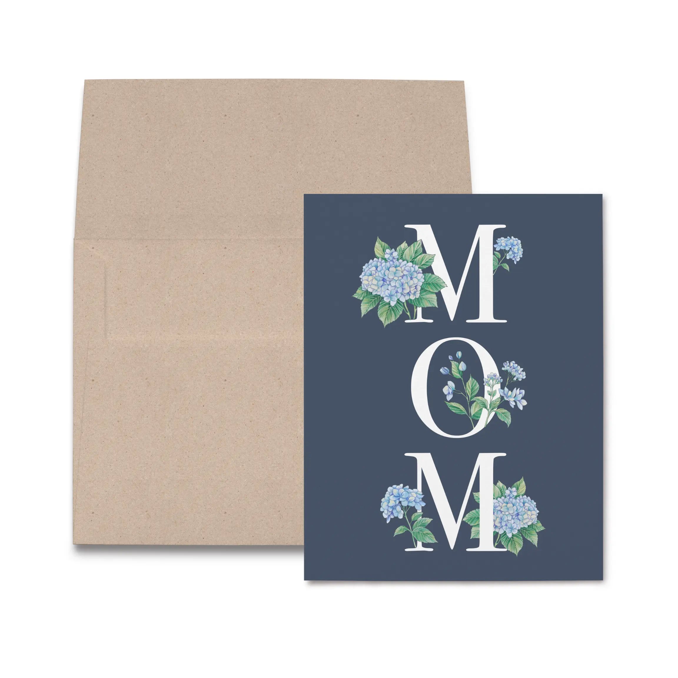 Mother's Day Hydrangea Greeting Card by Nola Tawk, paper gift main product photo