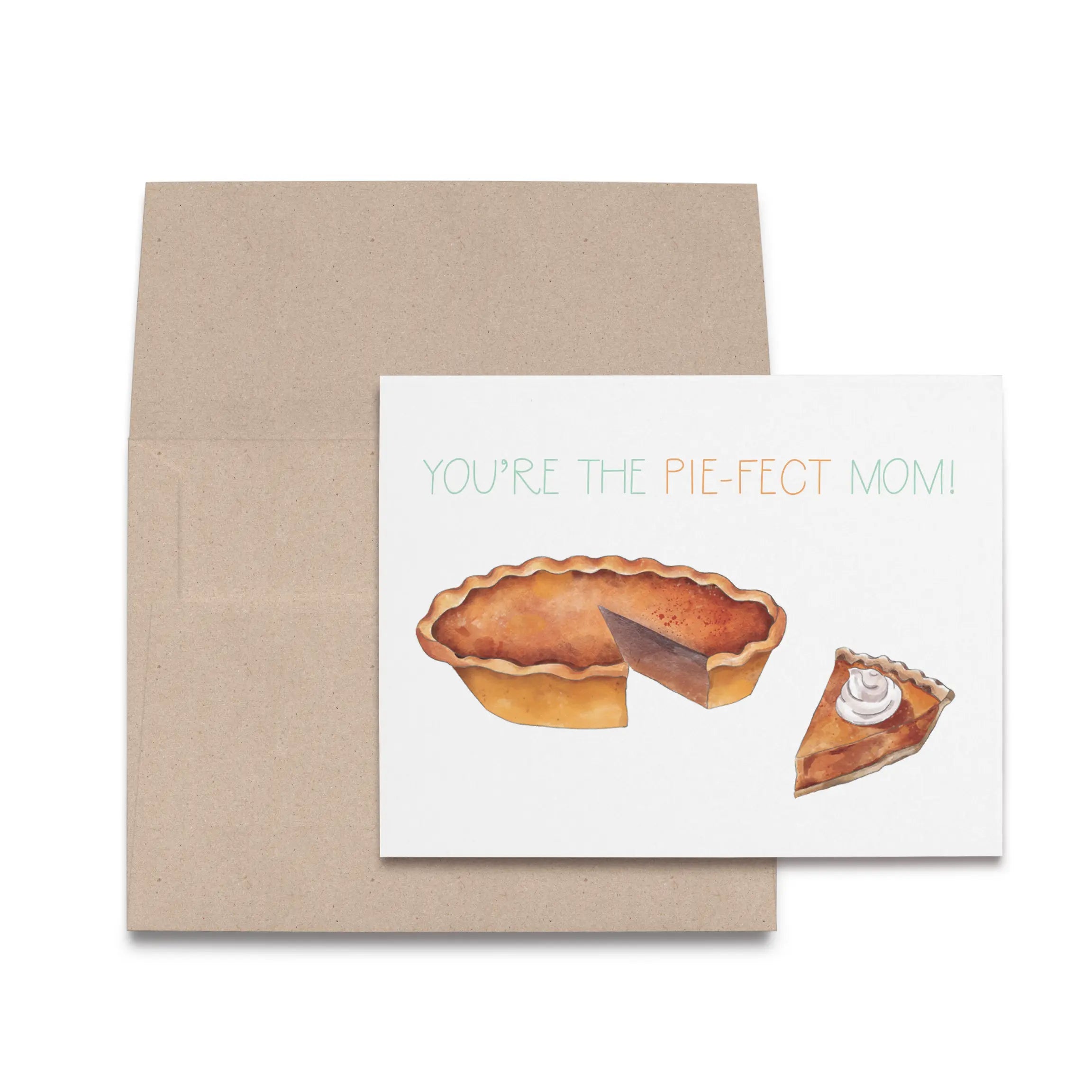 Mother's Day Pie Greeting Card by Nola Tawk, paper gift main product photo