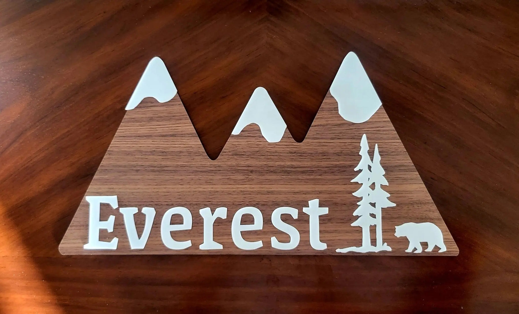 Mountains Personalized sign by EverLee Creations, Southern home decor detail photo 2