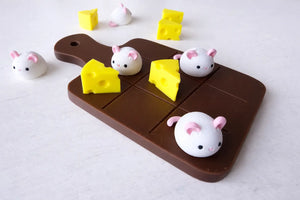 The Tween Space Mouse and Cheese Tic Tac Toe Game — Travel Board Game | 3D Printed by The Tween Space, paper gift main product photo