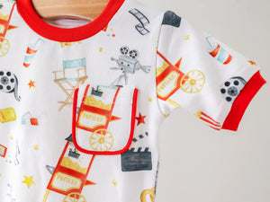 Movie Night Organic Cotton Pajamas by Nola Tawk, Southern food gift detail photo 7