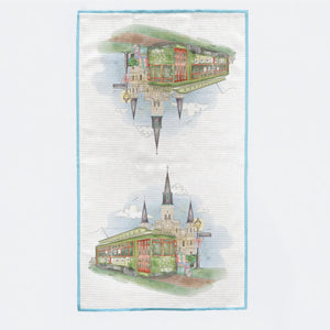 Mr. & Mrs. Kitchen Towel by Nola Tawk, tea towel detail photo 2