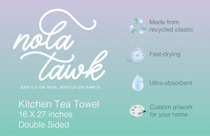 Muffuletta Kitchen Towel by Nola Tawk, tea towel detail photo 3