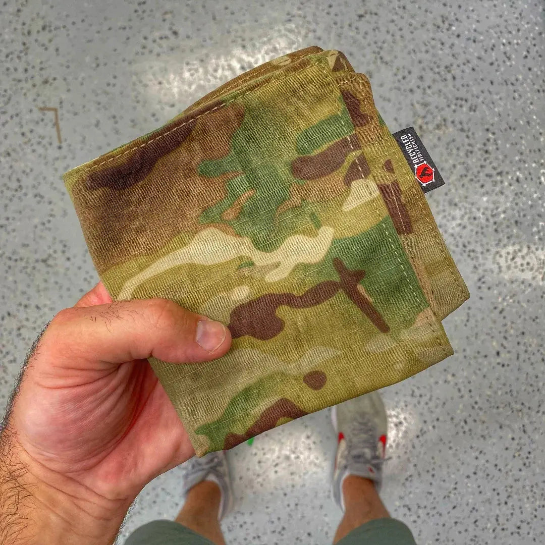 Multicam Hank Limited Edition by Recycled Firefighter, handkerchiefs detail photo 3