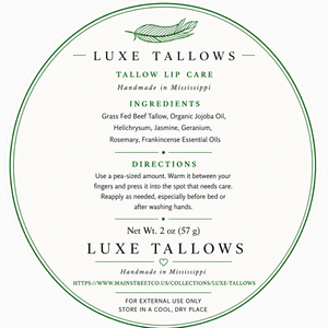 Luxe Tallows My Bofix in a Jar — Concentrated Tallow Balm for Targeted Repair | 2 oz by Luxe Tallows, natural skincare detail photo 3