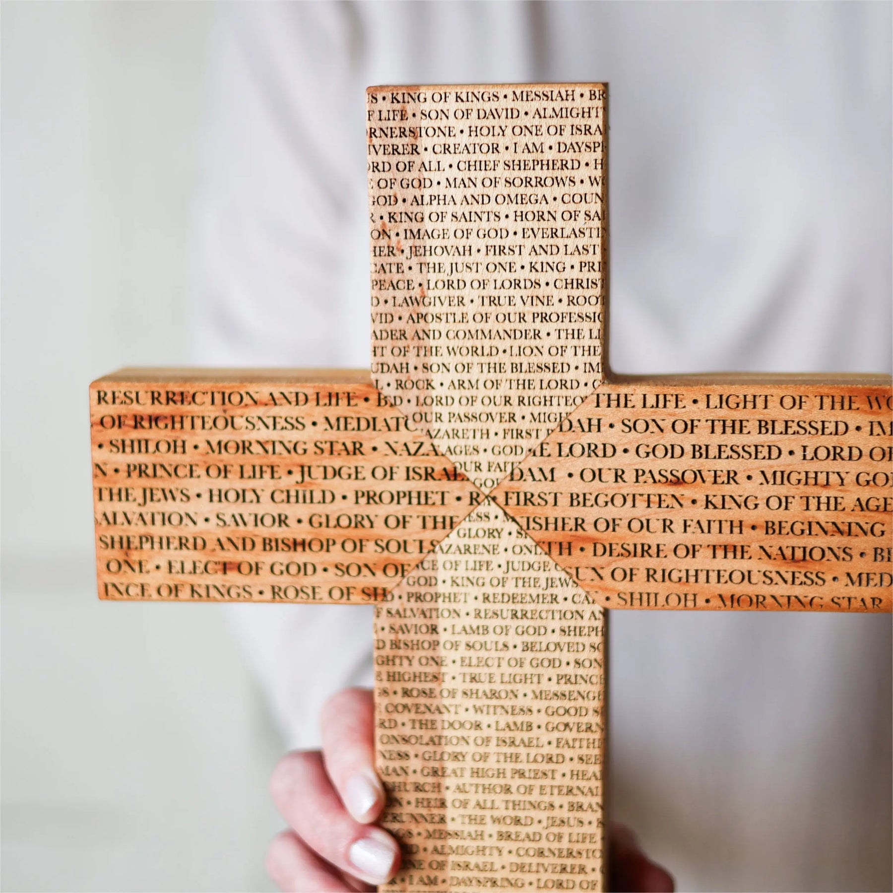 Names of the Savior Cross by Dennehey Design Co., religious items detail photo 3