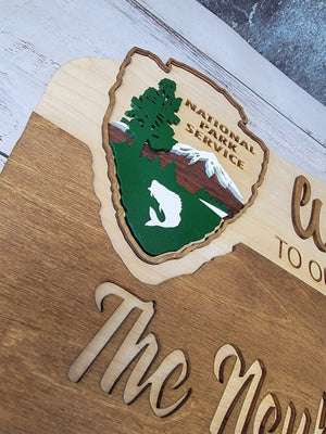 National Park Service Welcome Sign by EverLee Creations, Southern home decor detail photo 11