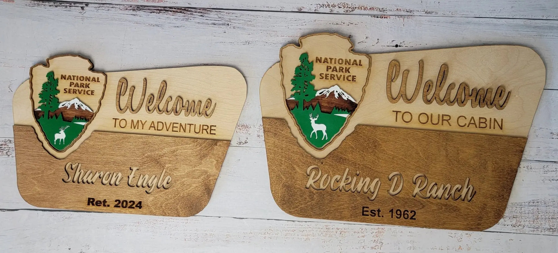 National Park Service Welcome Sign by EverLee Creations, Southern home decor detail photo 13