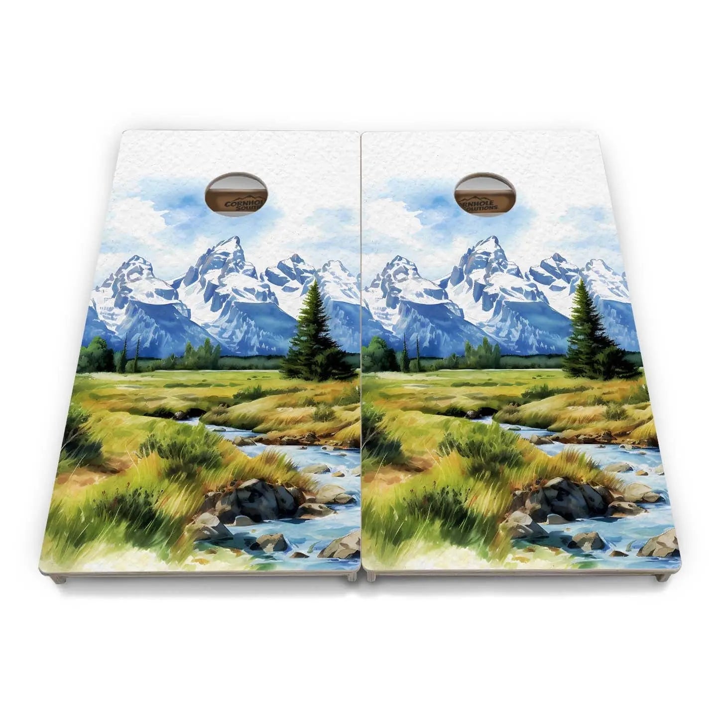National Parks Cornhole Boards - Professional Tournament Series (10 options) by Cornhole Solutions, custom cornhole board detail photo 9