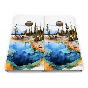 National Parks Cornhole Boards - Professional Tournament Series (10 options) by Cornhole Solutions, custom cornhole board detail photo 13