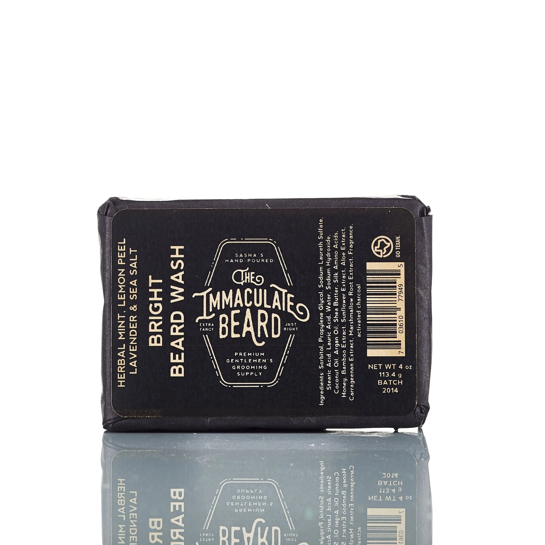 Natural Beard Wash Bar | Beard Shampoo | The Immaculate Beard by The Immaculate Beard, shaving & grooming main product photo