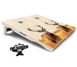 Natural Deer & Fish Cornhole Boards - Pro Solution Elite Series by Cornhole Solutions, custom cornhole board detail photo 6