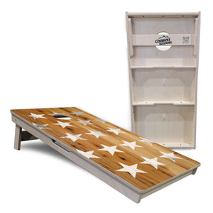 Natural Large SS Cornhole Boards - Professional Tournament Series by Cornhole Solutions, custom cornhole board detail photo 5