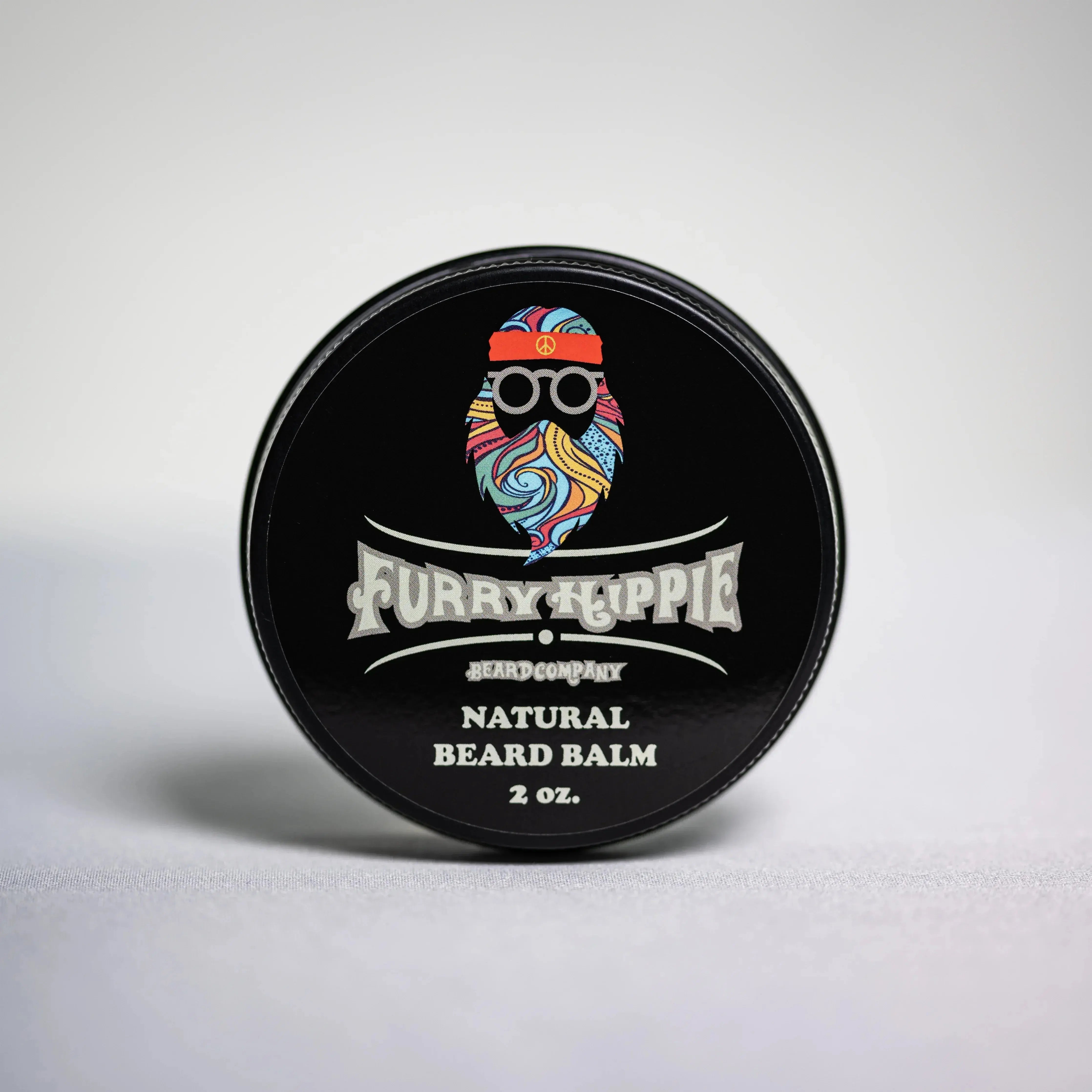 Natural | Unscented Beard Balm by Furry Hippie Beard Company, scented candle main product photo