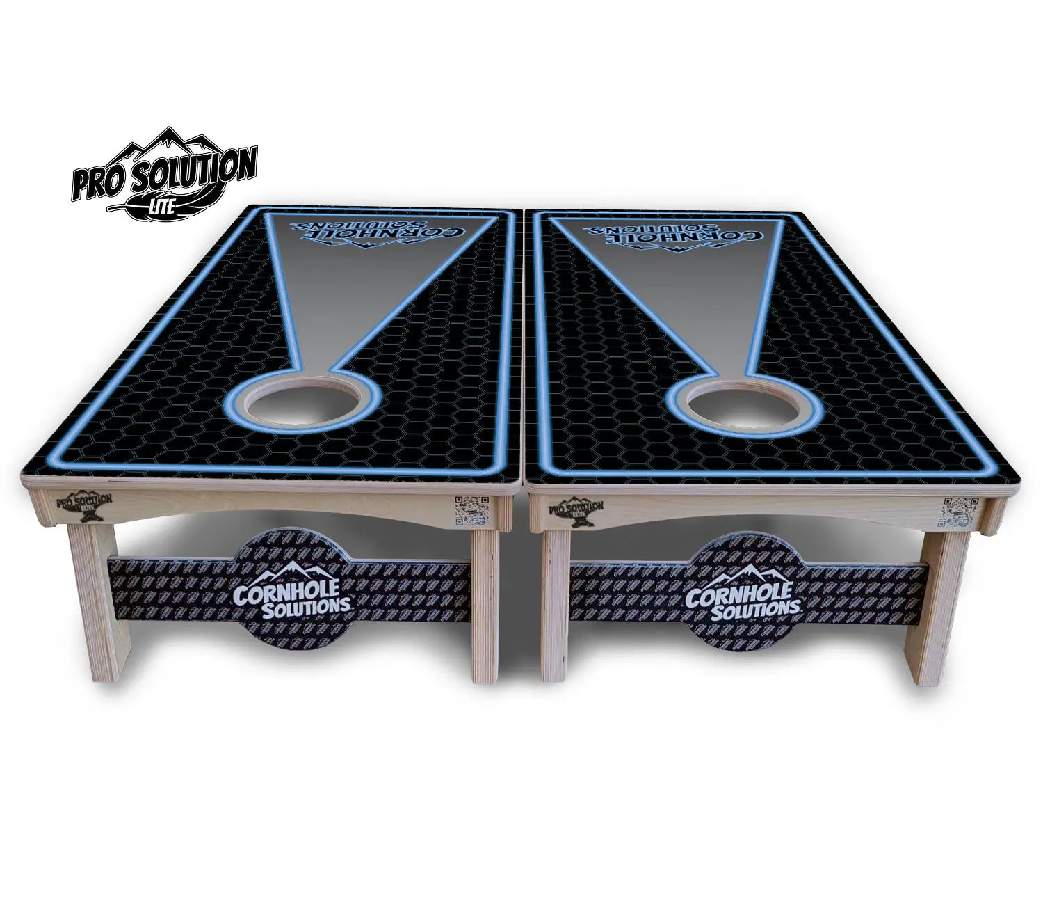 Neon CS Cornhole Boards - Pro Solution Lite Series by Cornhole Solutions, custom cornhole board detail photo 3
