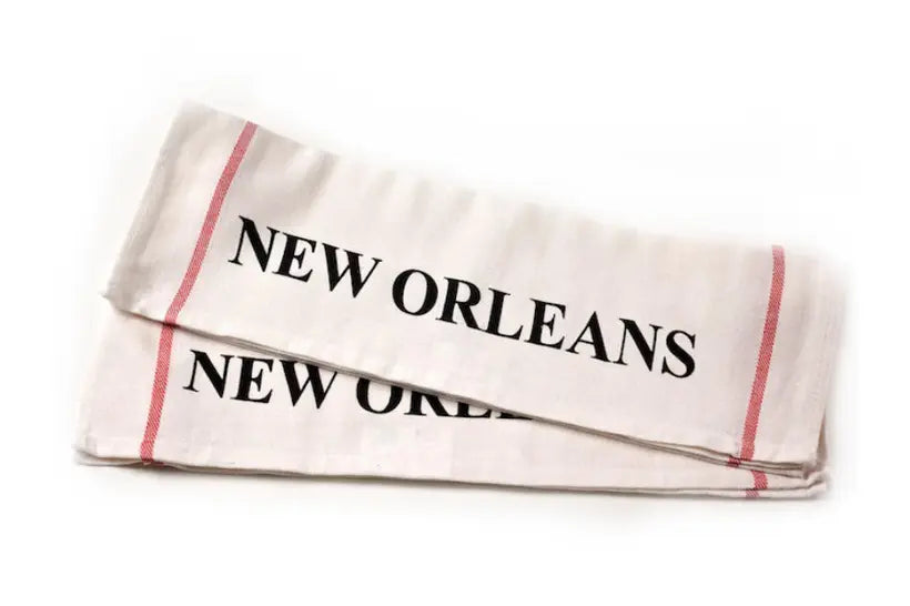 New Orleans Cotton Kitchen Towels by Nola Tawk, tea towel main product photo