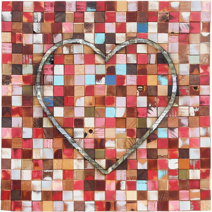 New Song In My Heart Mosaic Art Prints by Dennehey Design Co., paper gift detail photo 2