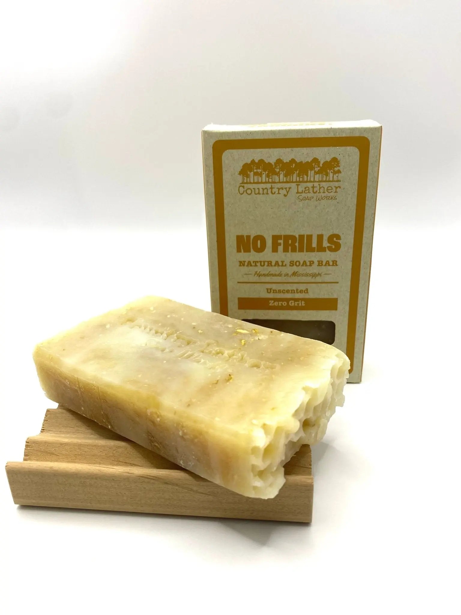 No Frills Soap Bar set of 30 Bars WHOLESALE by Country Lather Soap Works, natural skincare main product photo