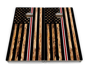 Nurse Thin Line Flag Cornhole Boards - Professional Tournament Series by Cornhole Solutions, custom cornhole board detail photo 2