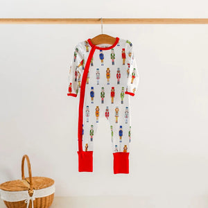 Nutty or Nice Organic Cotton Pajama Set by Nola Tawk, Southern food gift detail photo 3