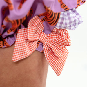 Orange & Purple Tiger Bubble detail view by Seven Lantern Lane