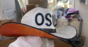 OSU Game Day Hat by Rhinestone Cowgirl, Southern lifestyle apparel detail photo 3