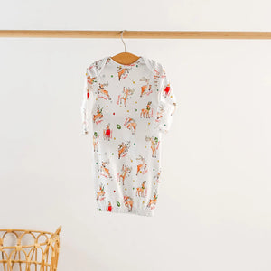 Oh Deer, Christmas is Here! Organic Cotton Pajama Set by Nola Tawk, Southern food gift detail photo 2