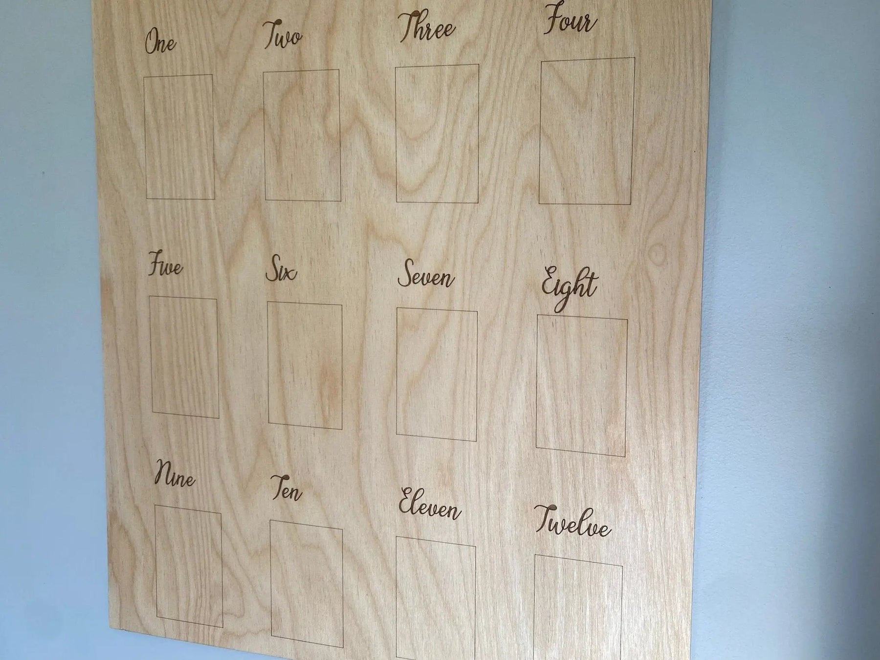 One Year Milestone Photo Board by Poor Hog Customs, children's boutique clothing detail photo 8