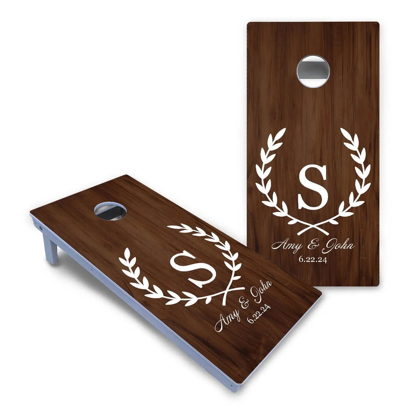 Open Laurel Cornhole Boards - All Weather Series by Cornhole Solutions, custom cornhole board detail photo 2