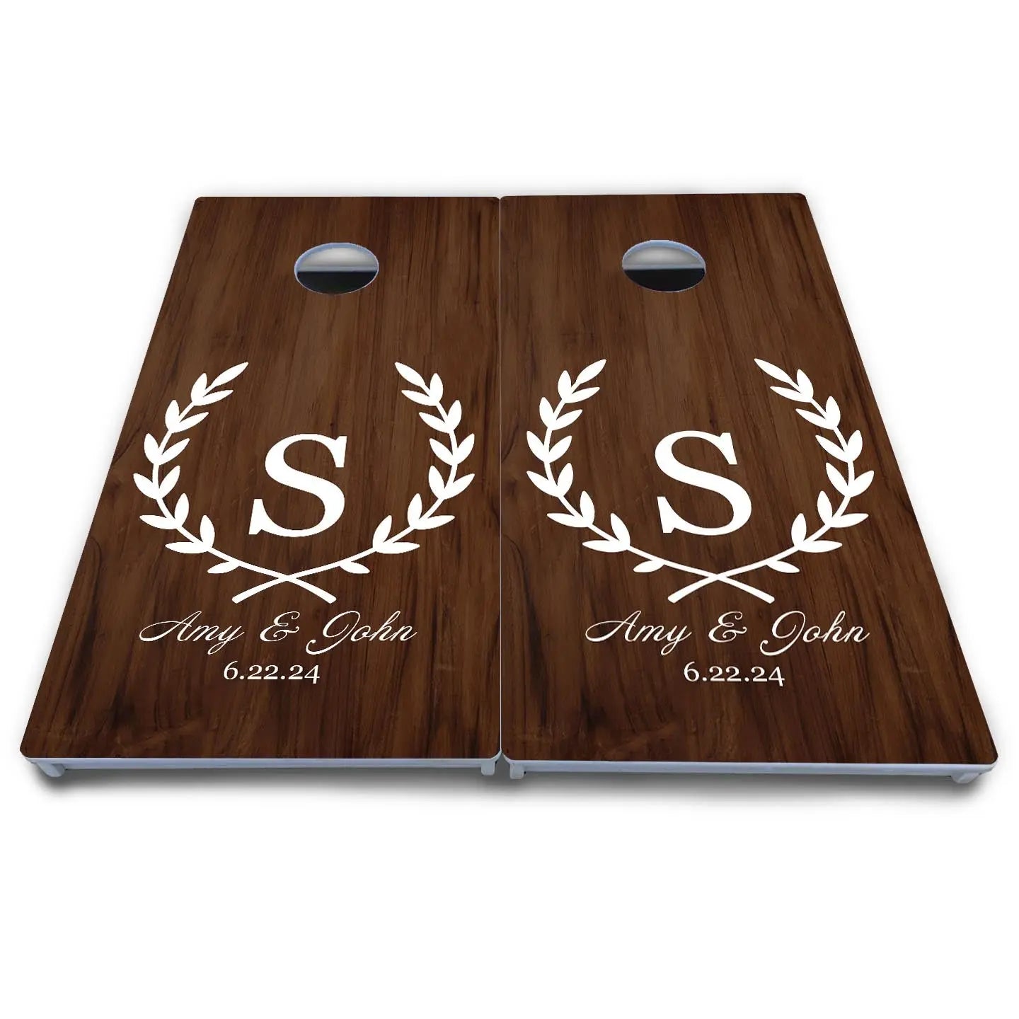 Open Laurel Cornhole Boards - All Weather Series by Cornhole Solutions, custom cornhole board detail photo 3